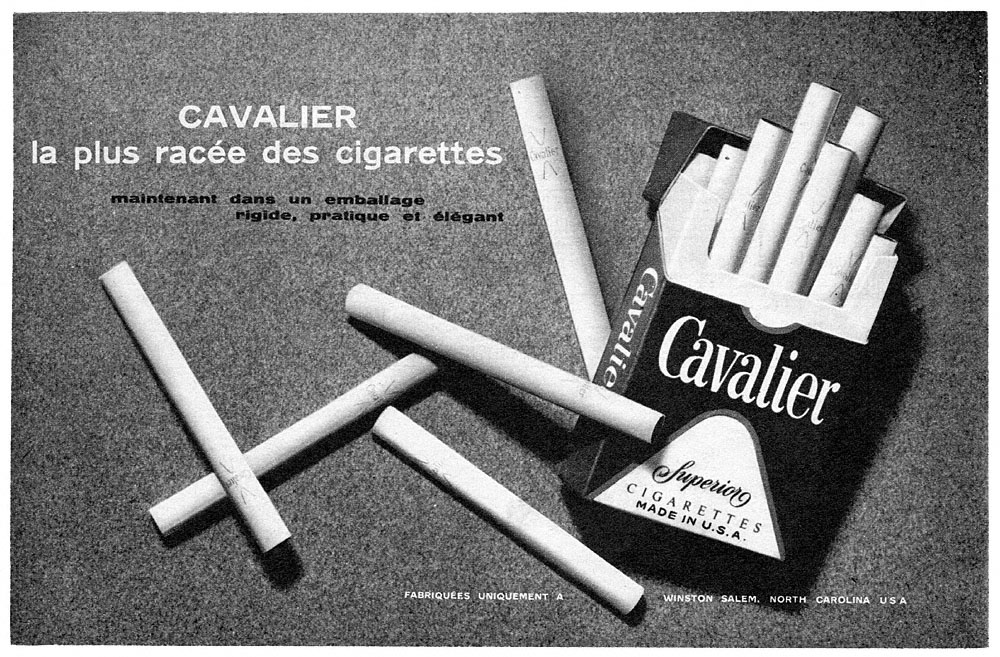 Advert Cavalier 1958