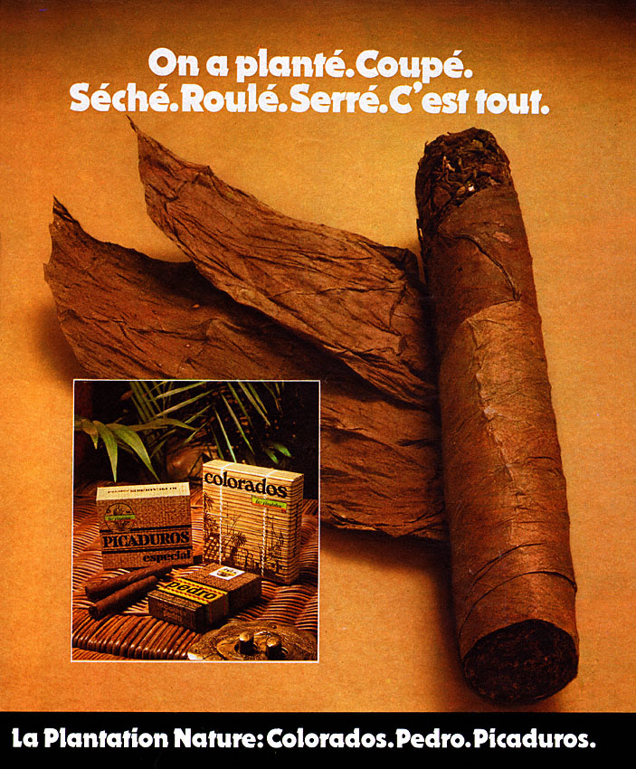 Advert Cigares 1975
