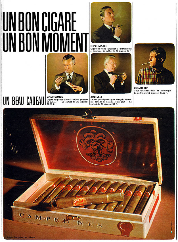 Advert Cigares 1966