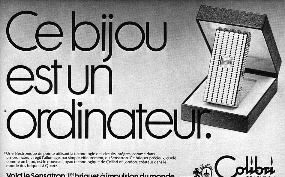 Advert Colibri 1978