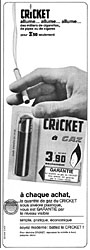 Advert Cricket 1964