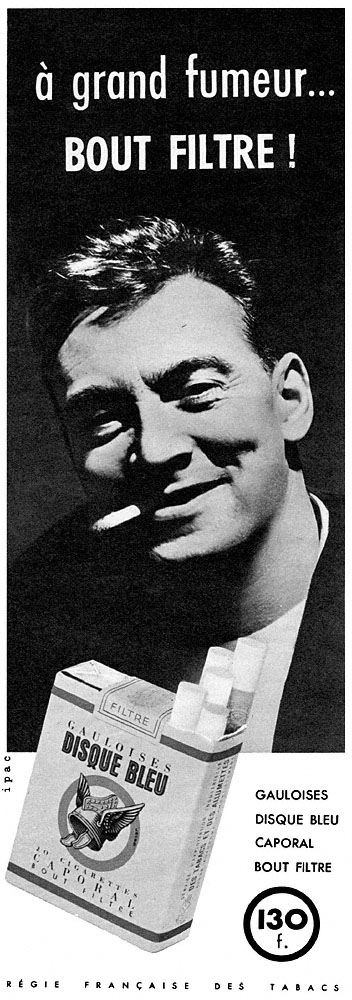 Advert Disque bleu 1959