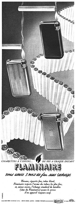 Advert Flaminaire 1951