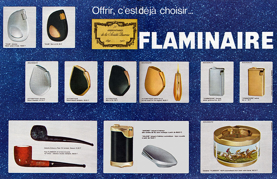 Advert Flaminaire 1965