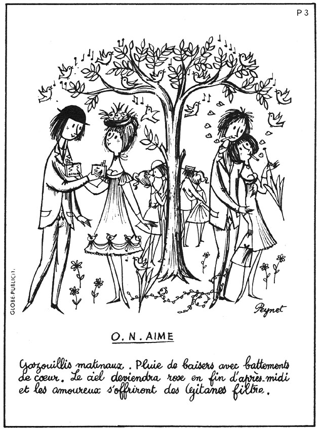 Advert Gitanes 1961