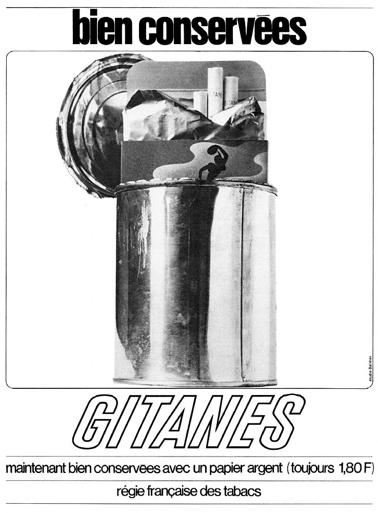 Advert Gitanes 1965