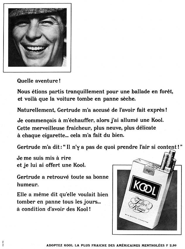 Advert Kool 1966