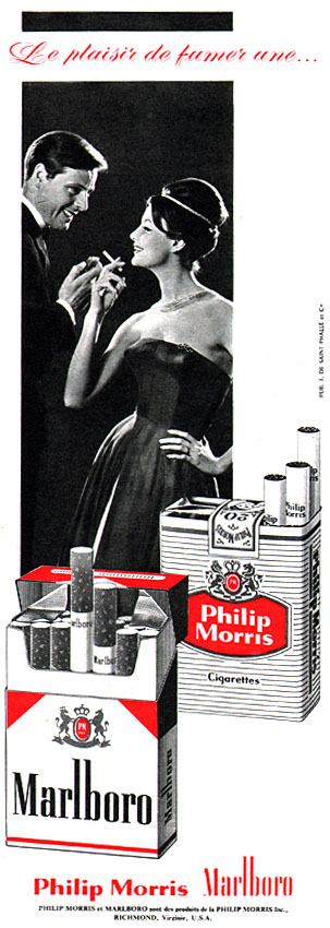 Advert Philip Morris 1960