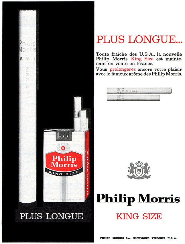 Advert Philip Morris 1962