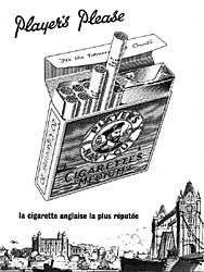 Advert Player's 1955