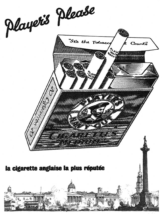 Advert Player's 1955