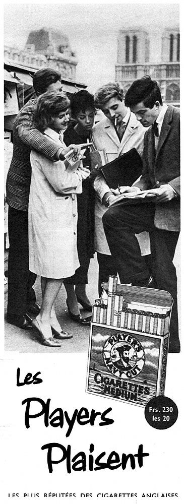 Advert Player's 1959