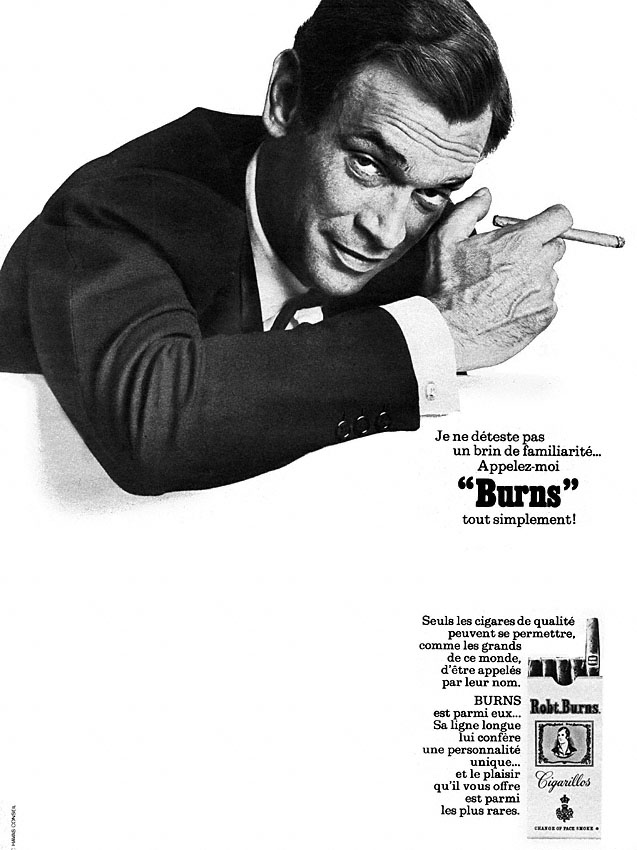 Advert RobtBurns 1969
