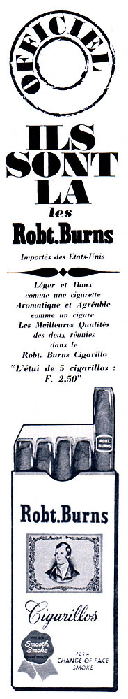 Advert RobtBurns 1963