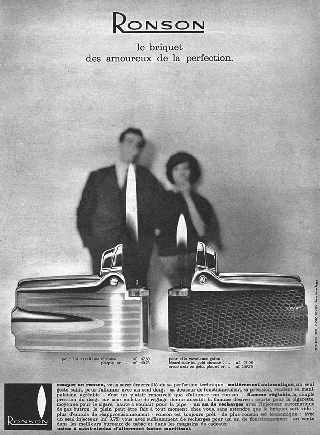 Advert Ronson 1960