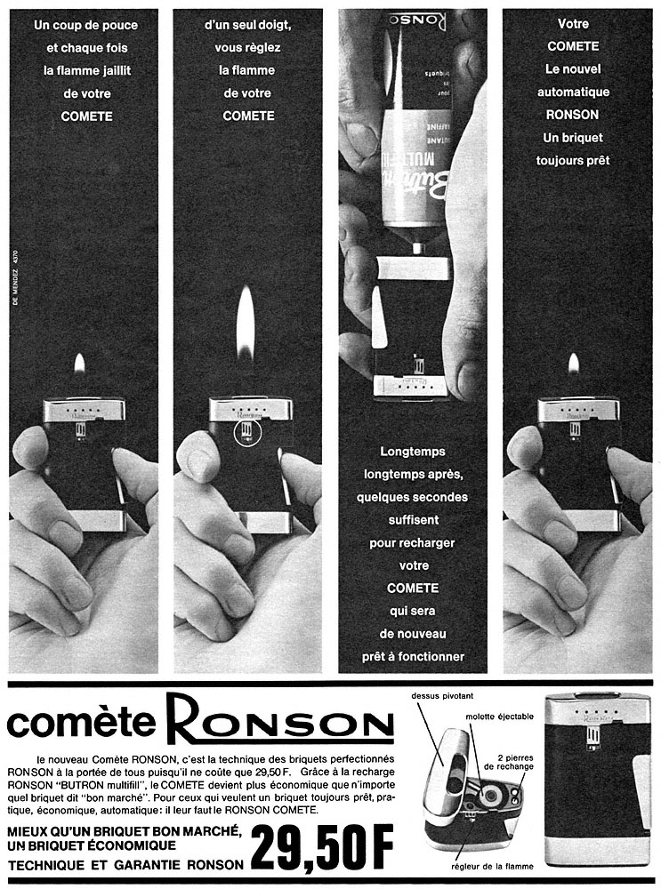Advert Ronson 1966