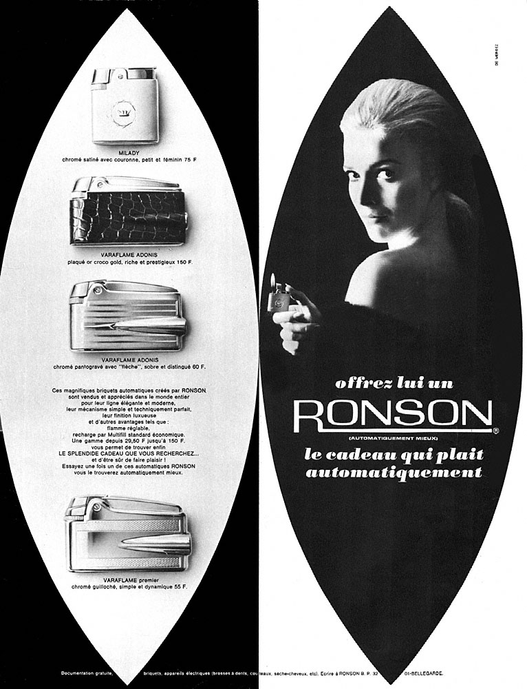 Advert Ronson 1967