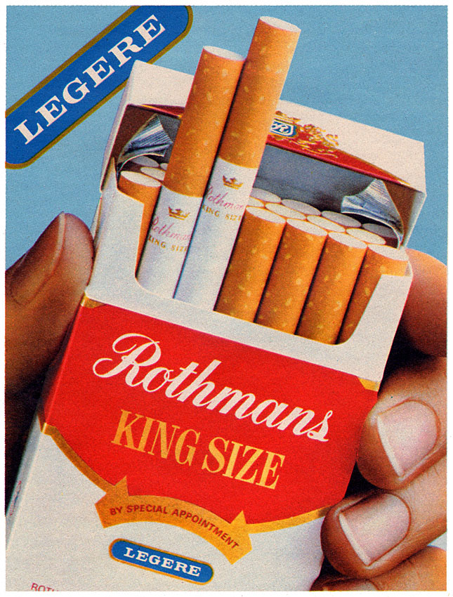 Advert Rothmans 1981