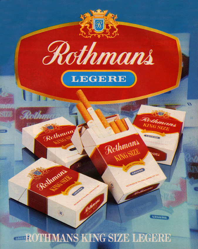 Advert Rothmans 1981