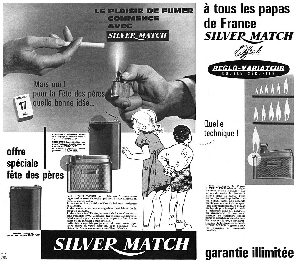 Advert Silver Match 1962