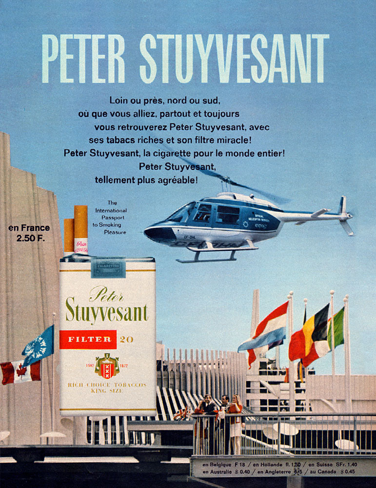 Advert PeterStuyvesant 1968