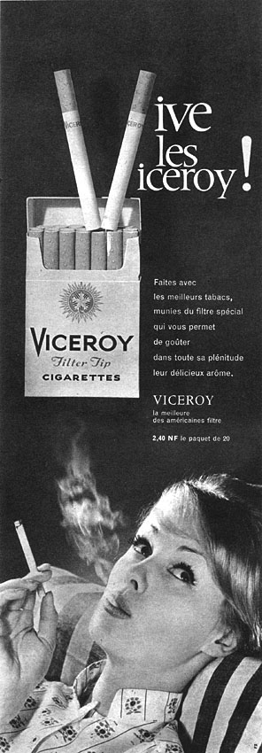 Advert Viceroy 1960