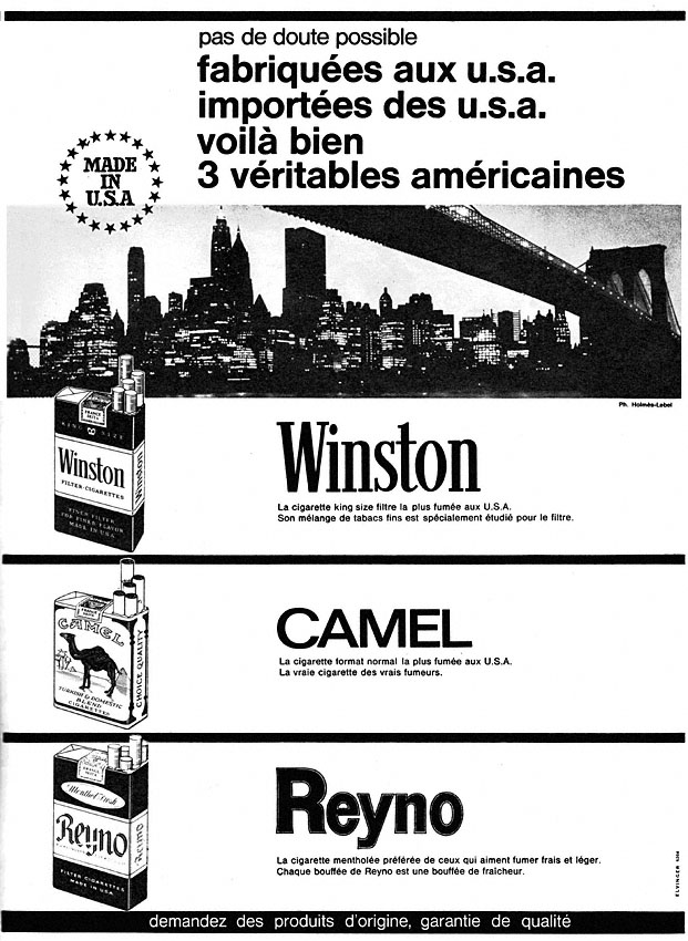 Advert Winston 1962