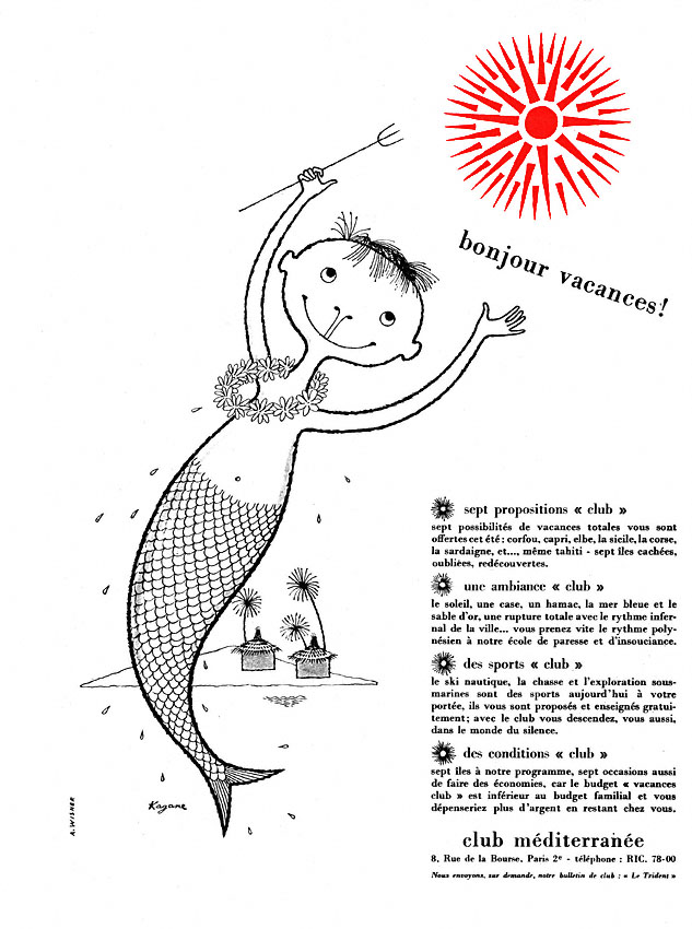 Advert Club Mditerranne 1956