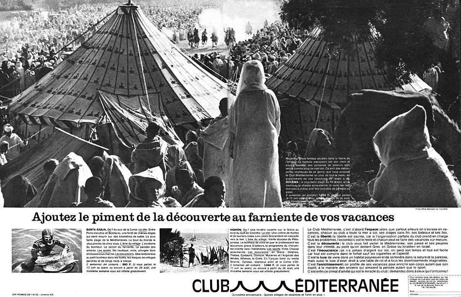 Advert Club Mditerranne 1965