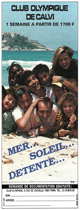 Advert Club Olympique 1994