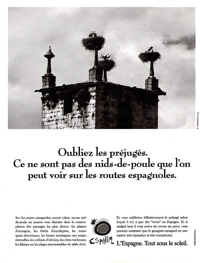 Advert Espagne 1990