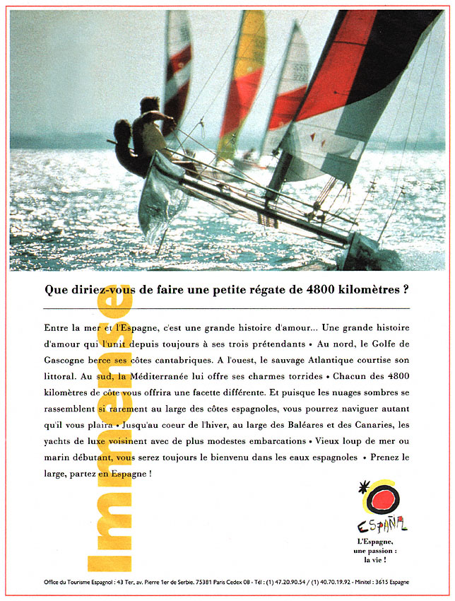 Advert Espagne 1993