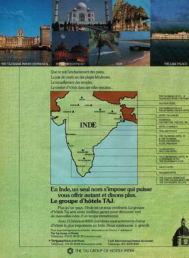 Advert Inde 1989