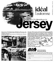 Advert Jersey 1974