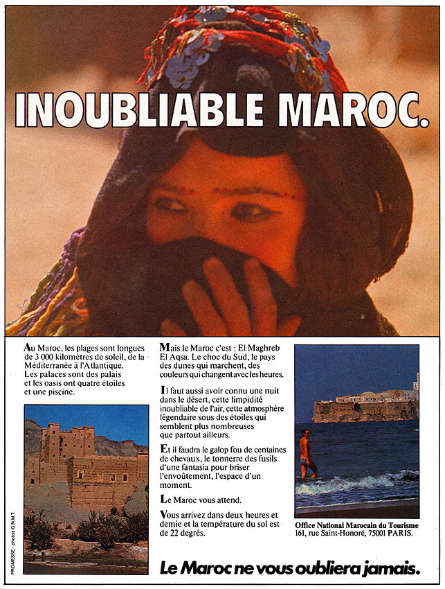 Advert Maroc 1980