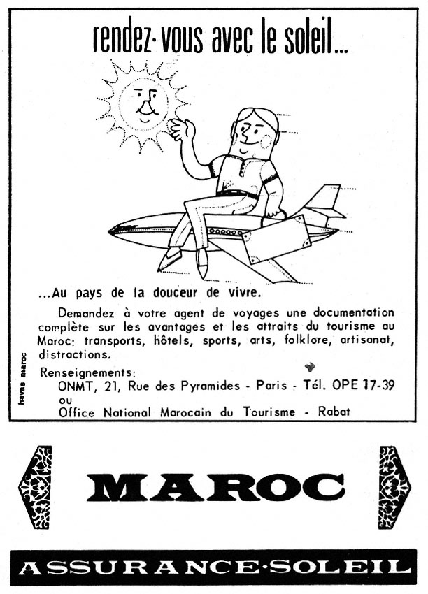 Advert Maroc 1964