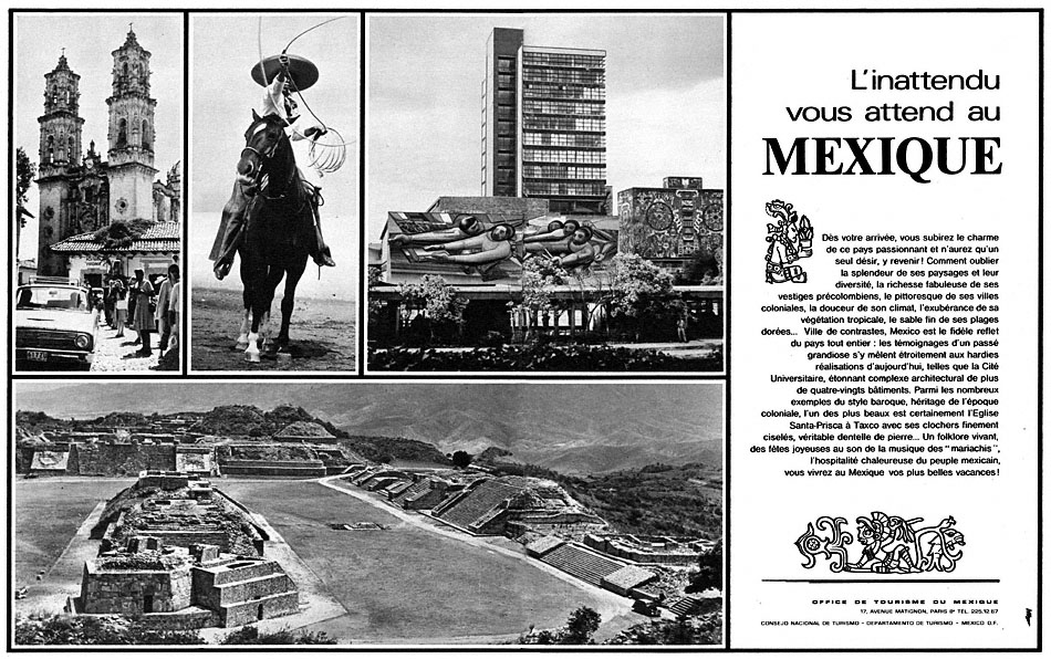 Advert Mexique 1970