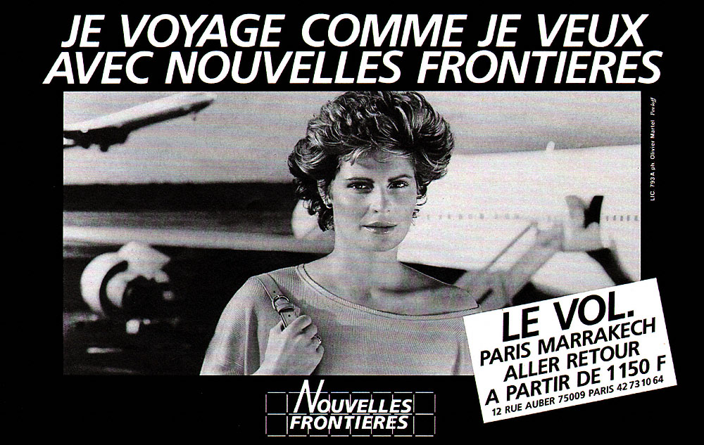 Advert Nouvelles frontieres 1986