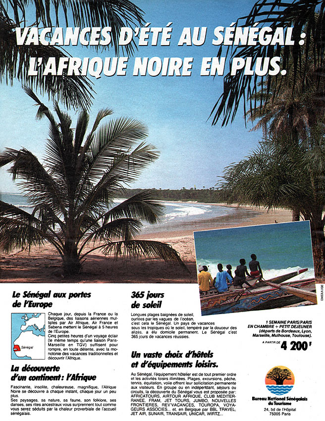 Advert Sngal 1986