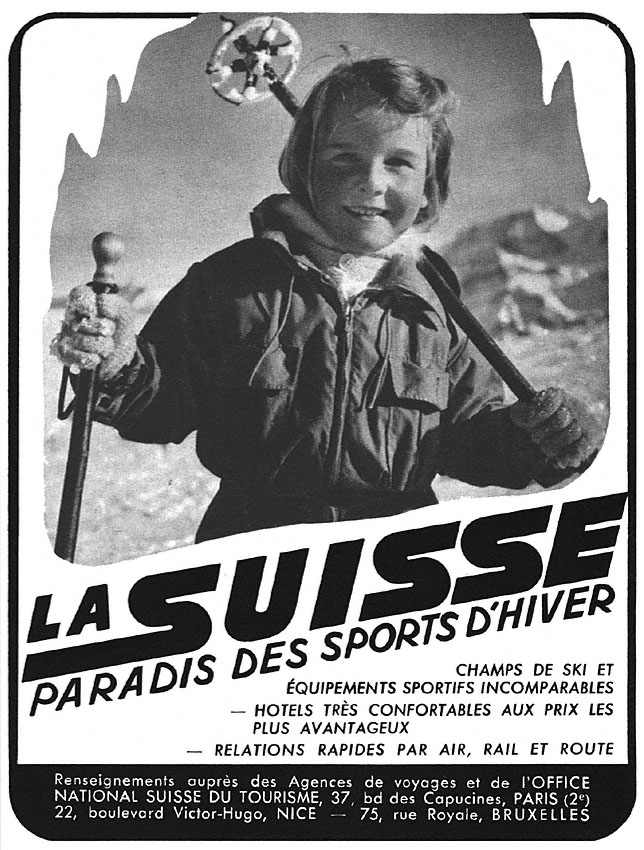 Advert Suisse 1952
