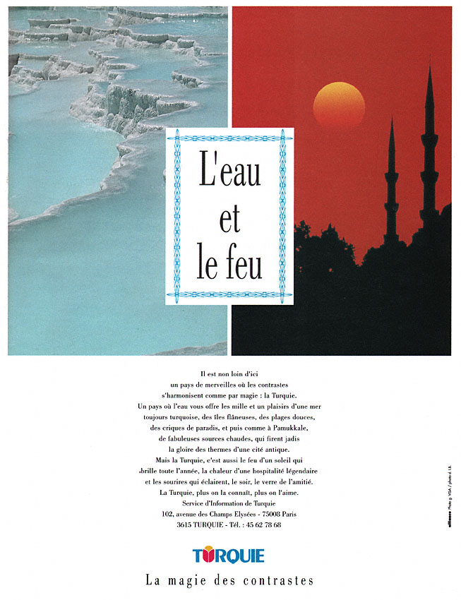 Advert Turquie 1995