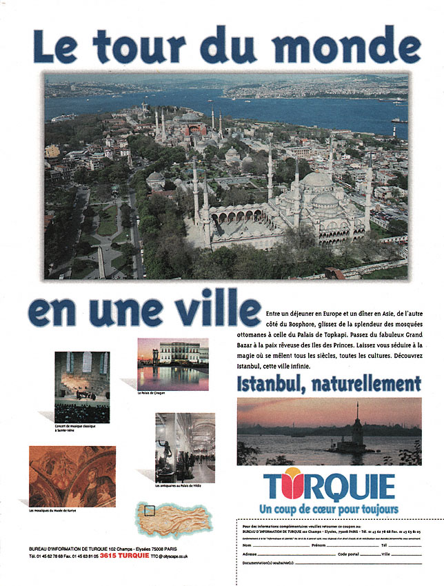 Advert Turquie 1997