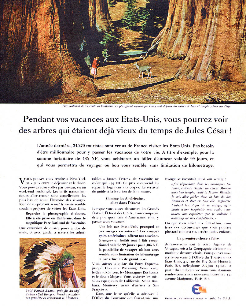 Advert Usa 1962