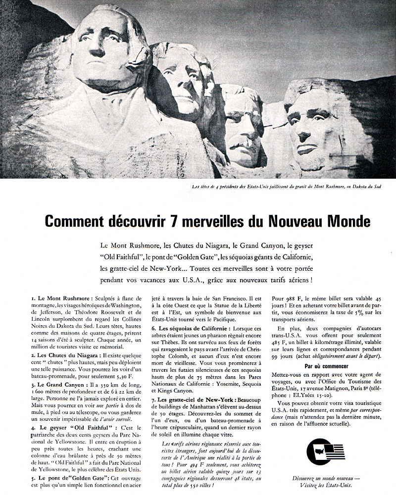 Advert Usa 1964