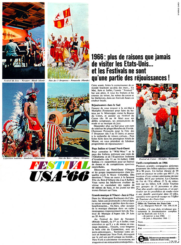 Advert Usa 1966