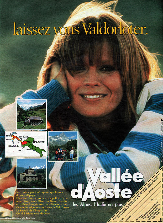 Advert Val Aoste 1986