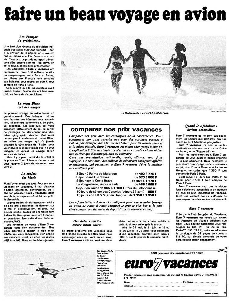 Advert Misc. 1970
