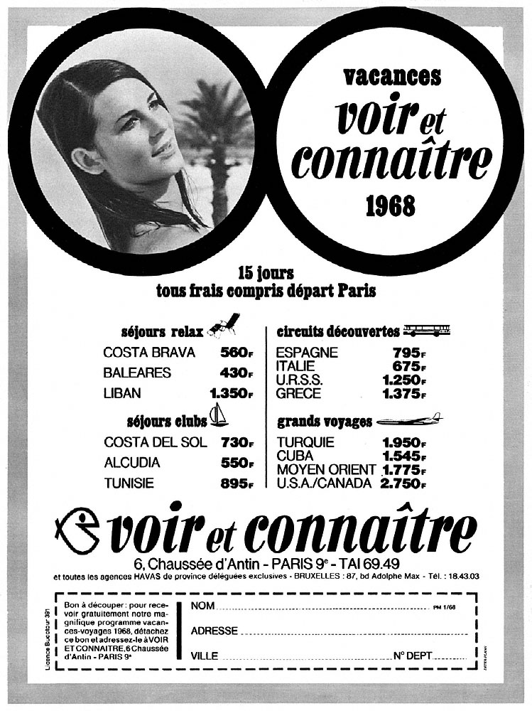 Advert Misc. 1968