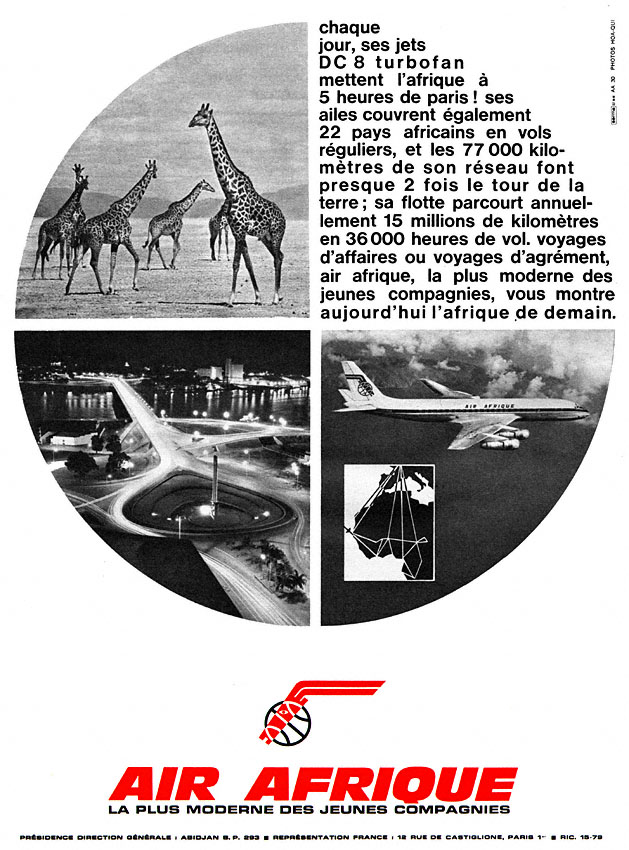 Advert Air Afrique 1964