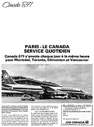 Advert Air Canada 1967